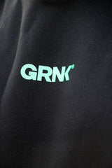 Oversized Hoodie - GRNK - Core Edition (Pitch Black)