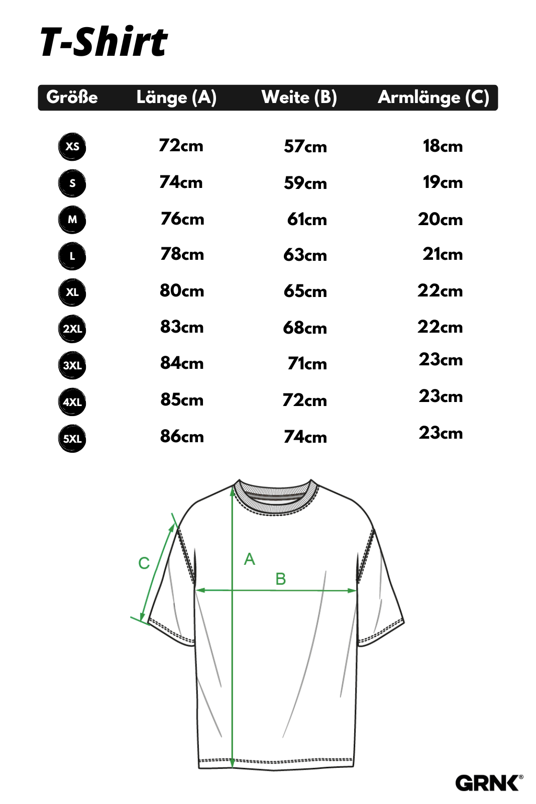 Oversized T-Shirt - GRNK - Core Edition (Pitch Black)
