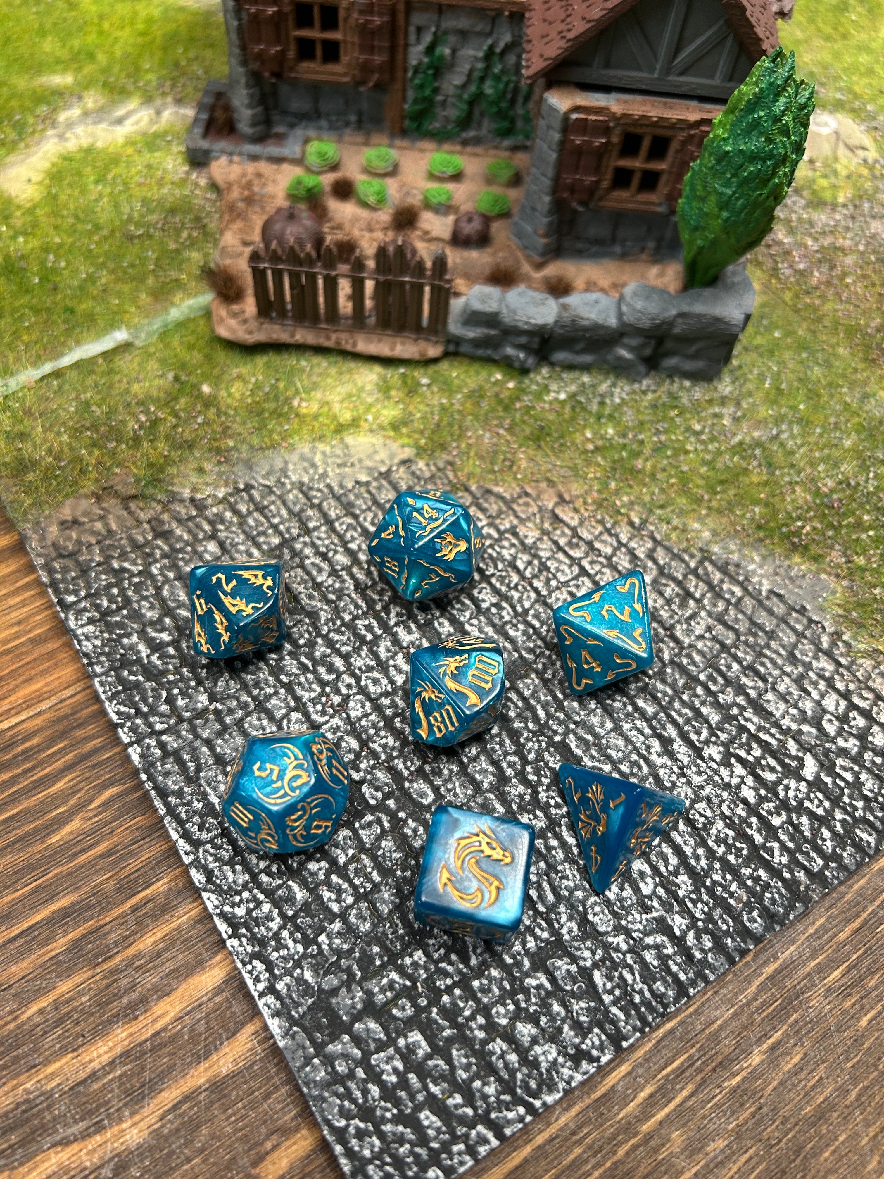 Würfelset - Saphirblau - HORDE
