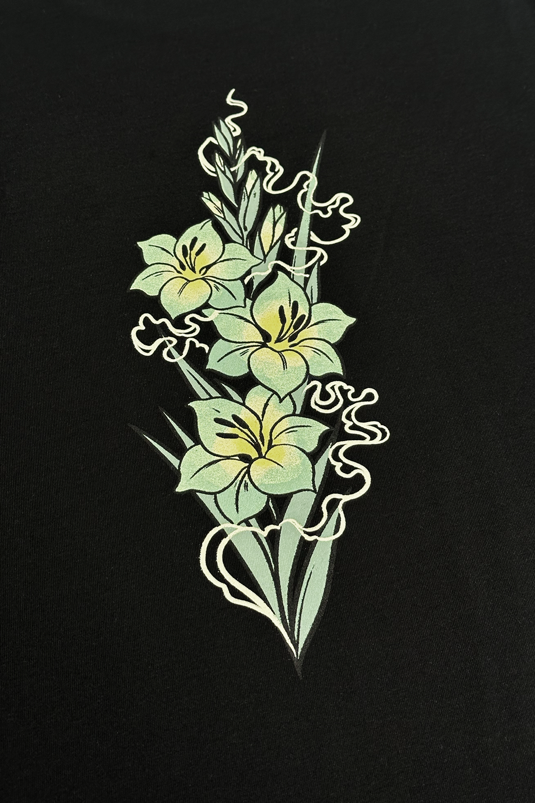 T-Shirt - Liza Grimm - Steingladiole (black)