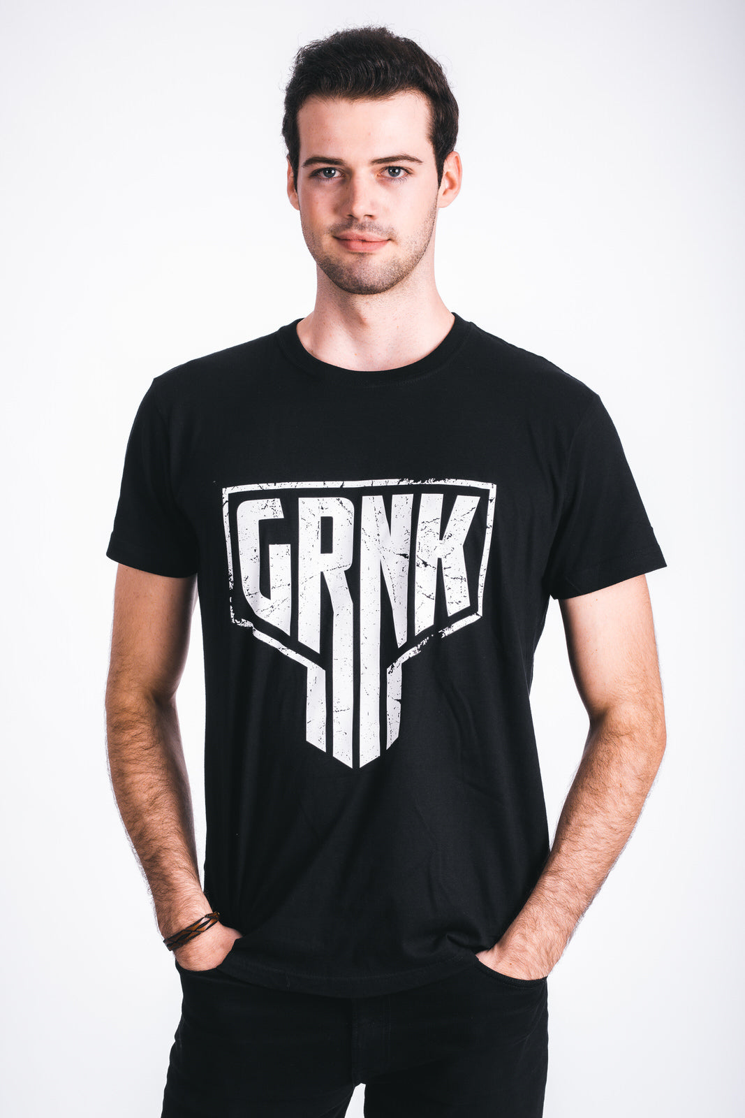 Gronkh T-Shirt Signature Collection "Skull" Black Shooting