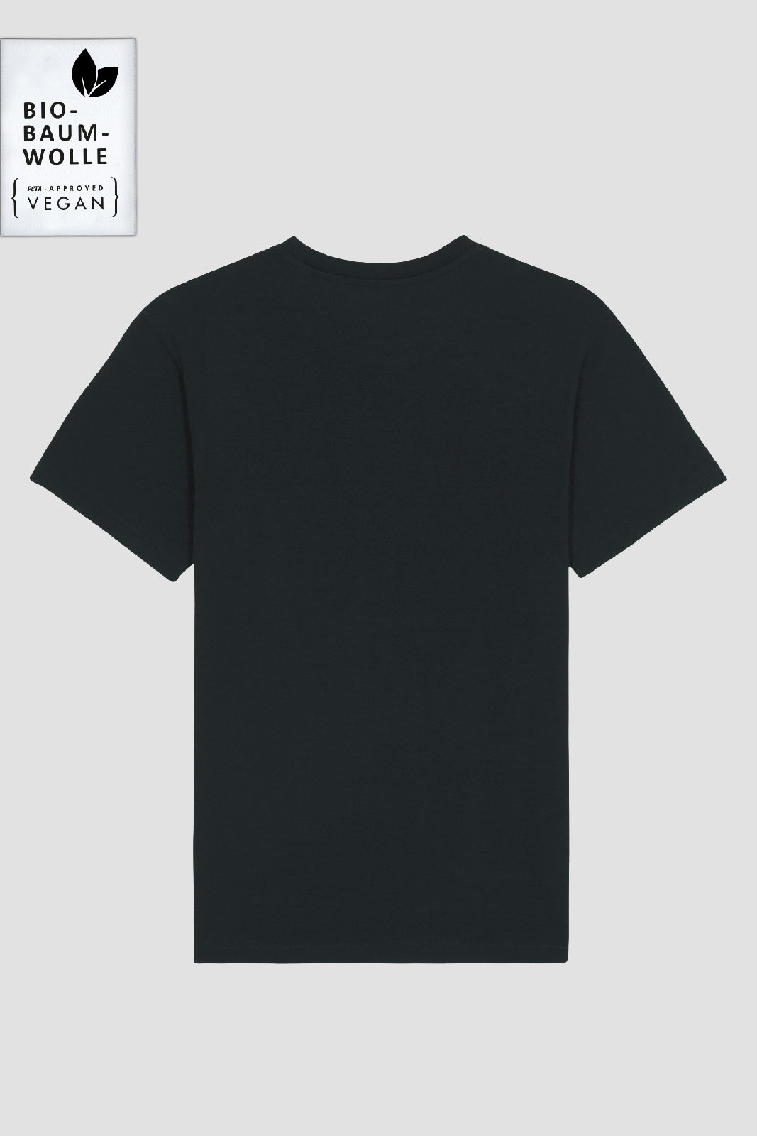 Kapuzenwurm T-Shirt "EMOTE" Black (Back)