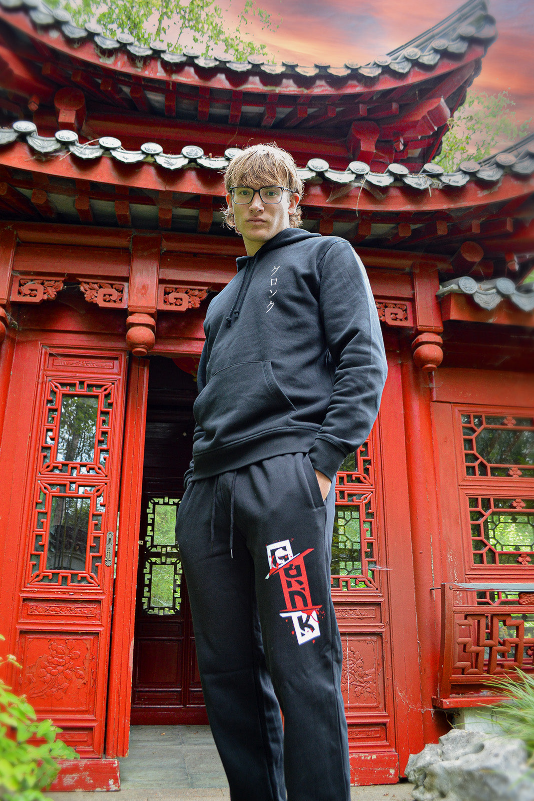 Sweatpants Gronkh Collection 3 - Japan Edition Fotoshoot